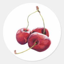 Three Cherries Sticker