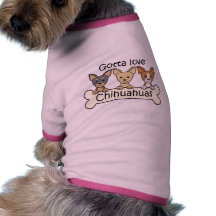 Three Chihuahuas Pet Clothing