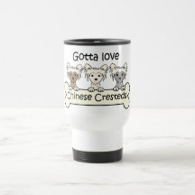 Three Chinese Cresteds Coffee Mug