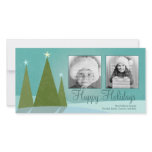 Three Christmas Trees Holiday Photo Cards