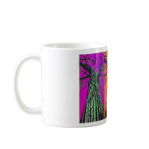 Three Coloful Trees Coffee Mugs