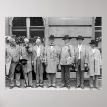 Three Confederate Generals, 1917 Print