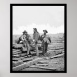 Three Confederate Prisoners at Gettysburg 1863 Print