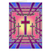 THREE CROSSES CARD