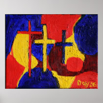 Three Crosses Print