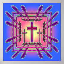 THREE CROSSES POSTERS