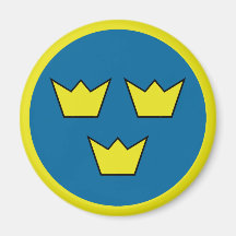"Three Crowns" Fridge Magnets