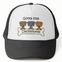 Three Dachshunds