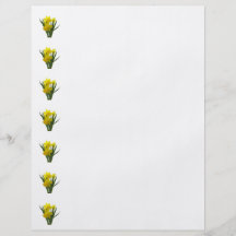 Three Daffodils Standing Guard Flyer Design