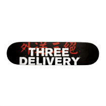 Three Delivery™ Logo Skateboard