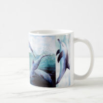Three Dolphin image Mug mugs
