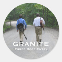 Three Door Entry Sticker