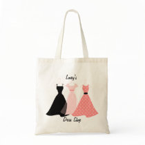 Three Dresses Canvas Bags