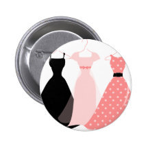 Three Dresses Button