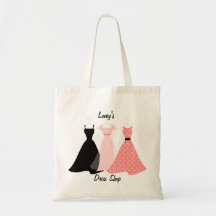 Three Dresses Canvas Bags