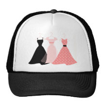 Three Dresses Mesh Hats