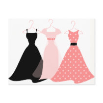 Three Dresses Post Cards
