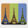 Three Eiffel Towers in Paris