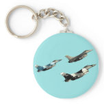 Three F16s Key Chain