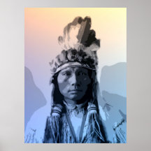 Three Fingers - Southern Cheyenne Poster