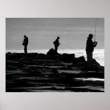 "Three Fisherman at Dawn" Posters