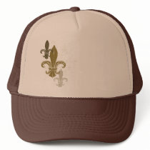 Three Fleur De Lis Trucker Hats