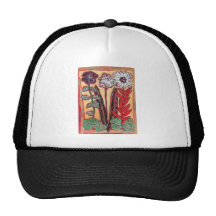 Three Flowers. Hats