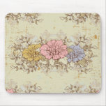 Three Flowers, Vintage Country Floral mousepads
