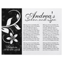 Three Fold Beauty Salon Brochure Custom Flyer