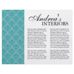 Three Fold Interior Designer Brochure Flyer Design