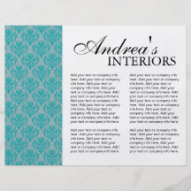 Three Fold Interior Designer Brochure Flyer Design