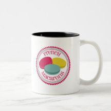 Three French Macarons Mug