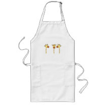 Three Giraffes Cartoon. Aprons
