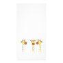 Three Giraffes Cartoon. Photo Card Template