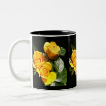 Three Golden Roses Mug