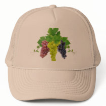 Three grapes trucker hat