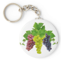 Three grapes keychain