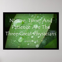 Three Great Physicians Poster