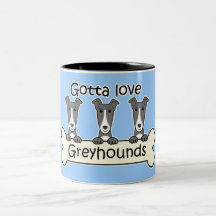 Three Greyhounds Mug