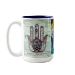 Three Hamsa' Coffee Mugs