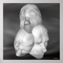 Three Heads Plakate