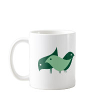 Three Imaginary Girls {birds} coffee mug
