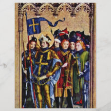 Three King Altar Right Wing Inside: St. Gereon And Custom Flyer