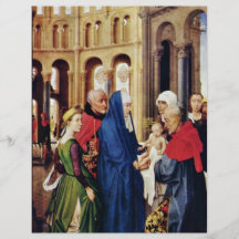 Three King Altar Right Wing: The Presentation In Flyer