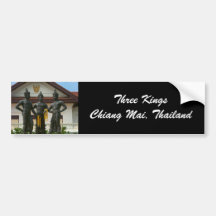 Three Kings Monument Bumper Stickers