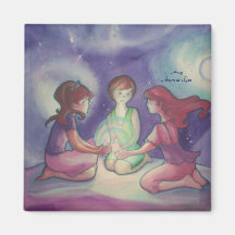 Three Lights Fridge Magnet