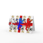 Three Lions football players Greeting Cards