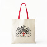 Three lions heraldry football tees and gifts canvas bag