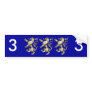 Three lions shaded gifts bumper sticker