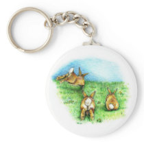 Three Little Binkies Key Chain